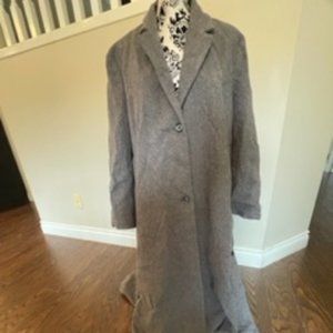 LEMAIRE long oversized grey coat